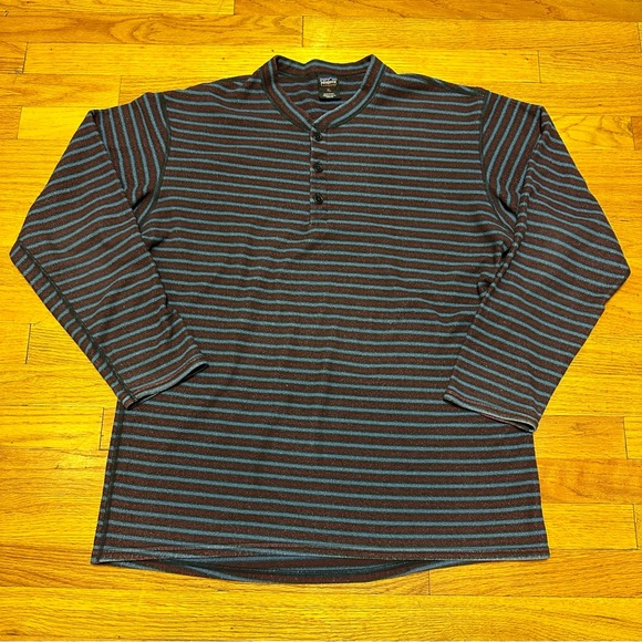 90s-00'S Patagonia Capilene Half-Zip Fleece Pullover, Made in USA, Men's XXL polyester black type Vintage Second Hand